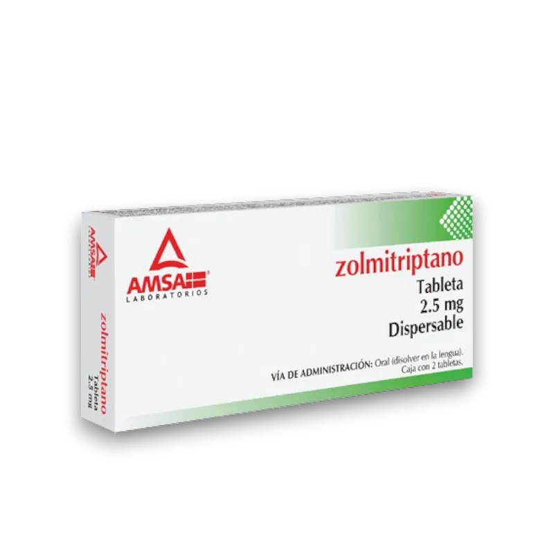 ZOLMITRIPTANO TABLETA 2 5 MG DISPERSABLE